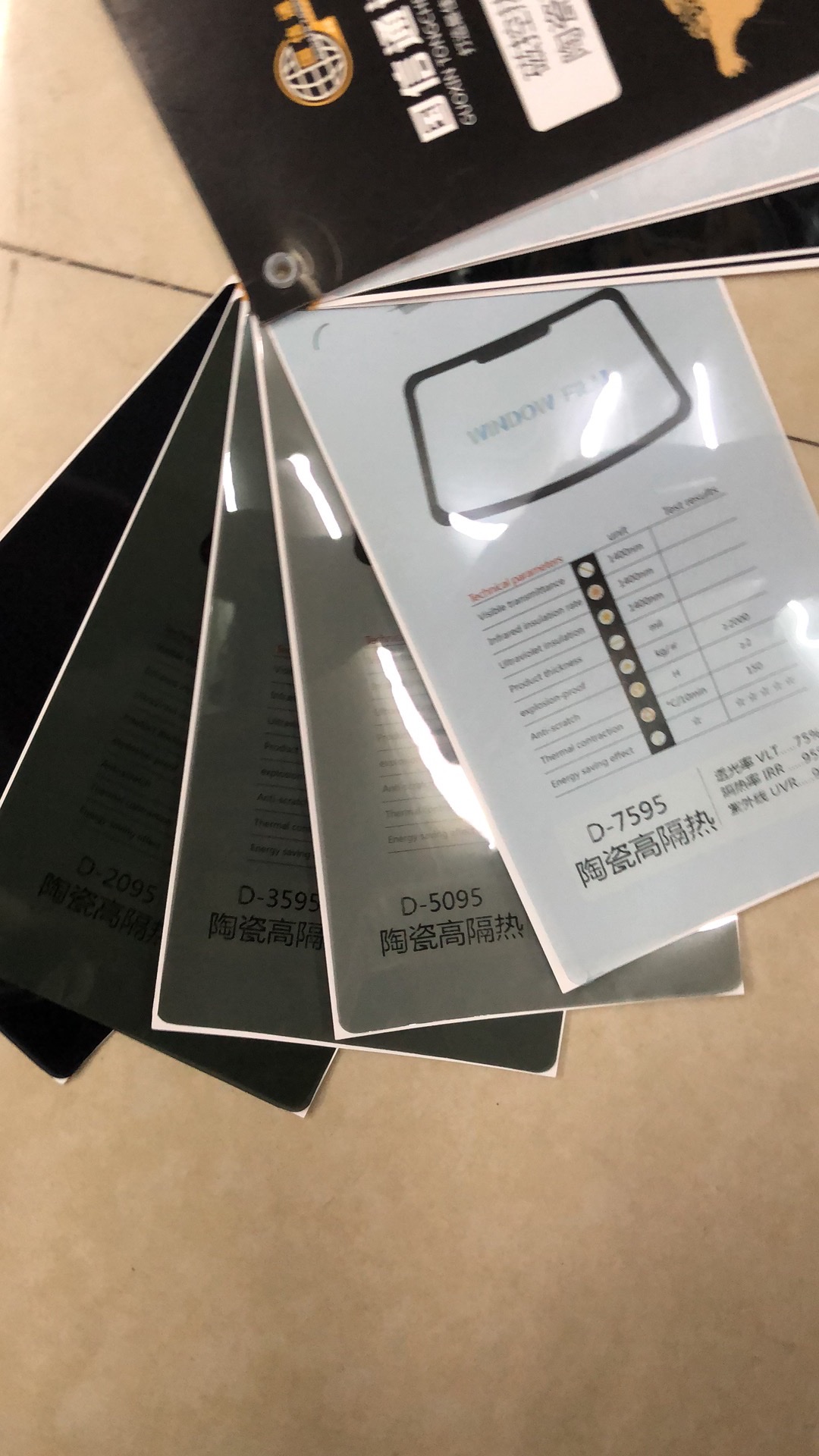汽车隔热膜/汽车反光膜/改色膜/汽车防晒产品图