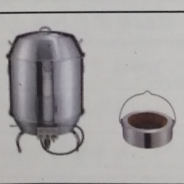 80*145不锈钢烤鸭炉+A1（天燃气式）1.2厚双层（配管道气炉头 和石仔座）图