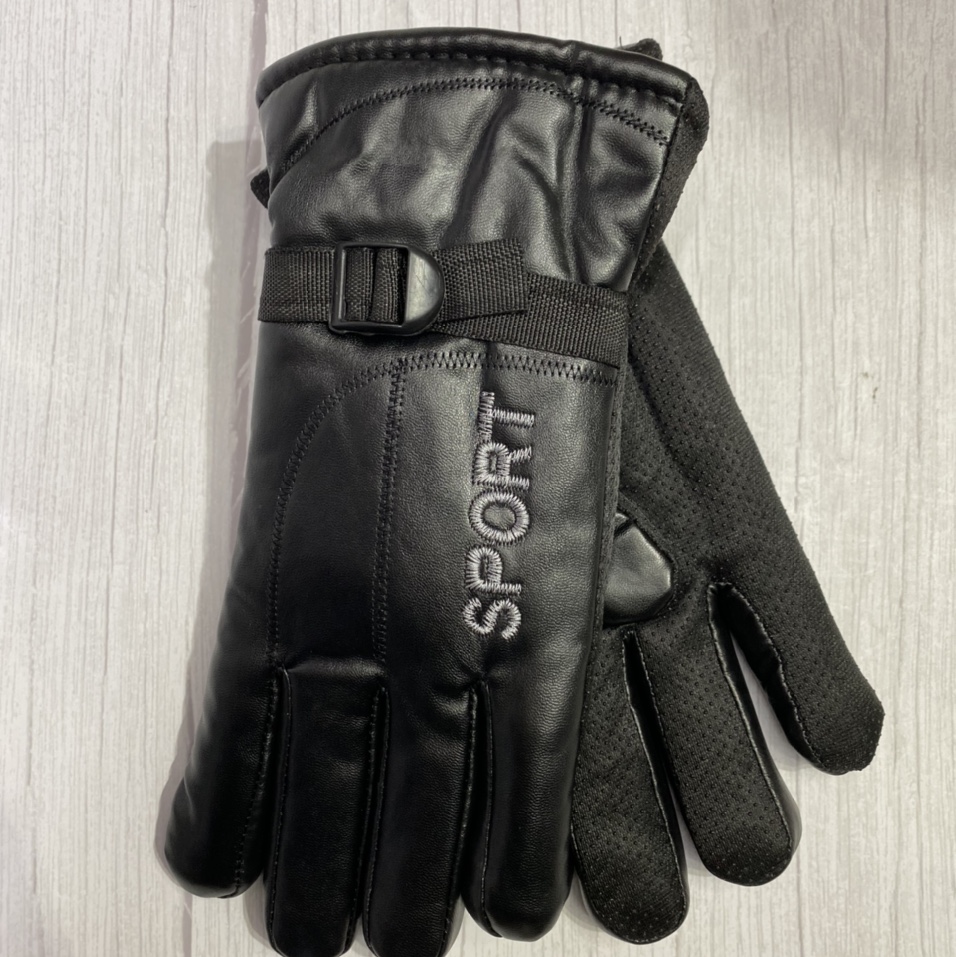 Men's thick cotton gloves warm and velvet non-slip Korean version riding security property