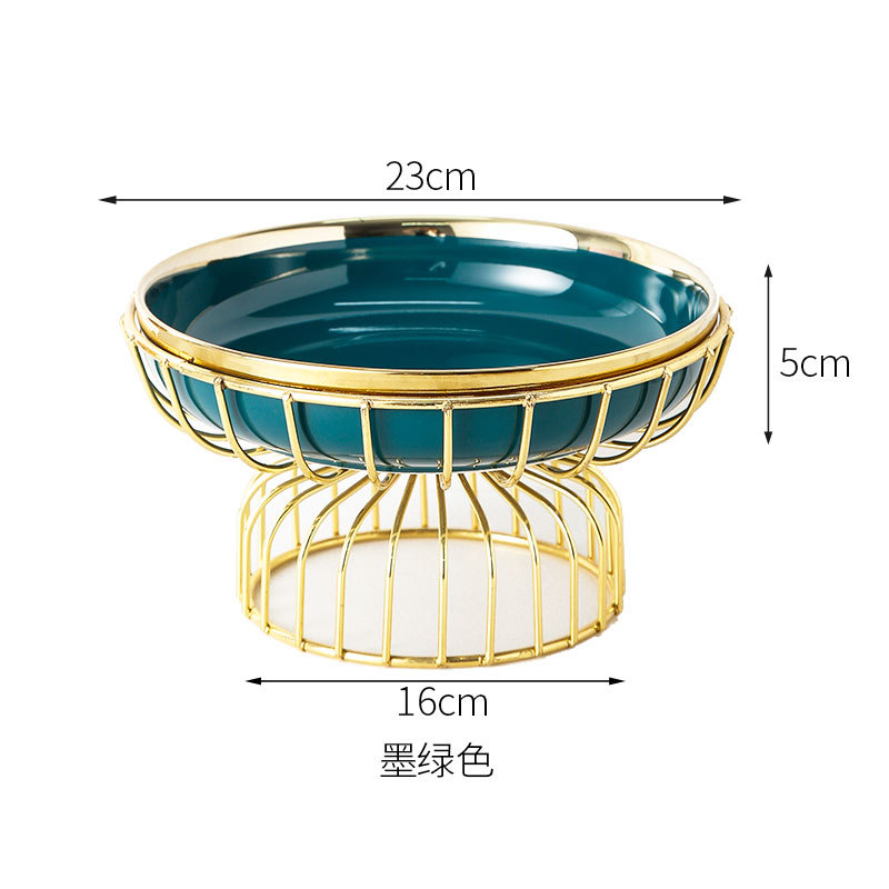 陶瓷工艺果盘v产品图