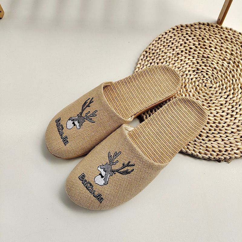 Linen Woven Eco-Friendly Slippers 12 Specification drawing