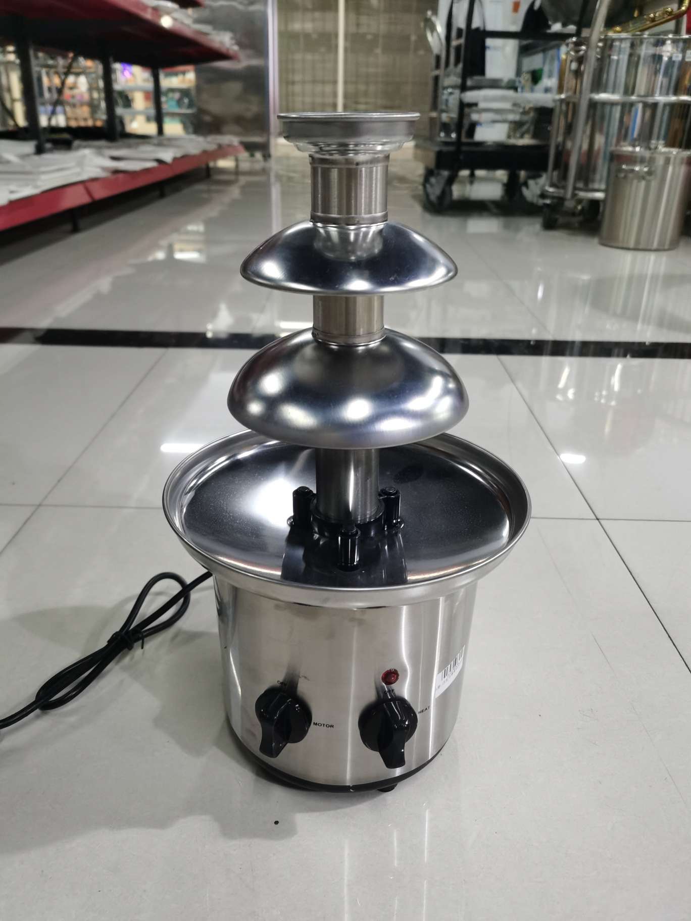 Three-layer chocolate fountain machine details Picture