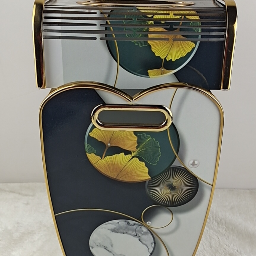 树叶垃圾桶配纸巾盒