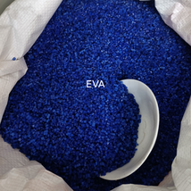 蓝色EVA塑料粒子价格面议1吨起批