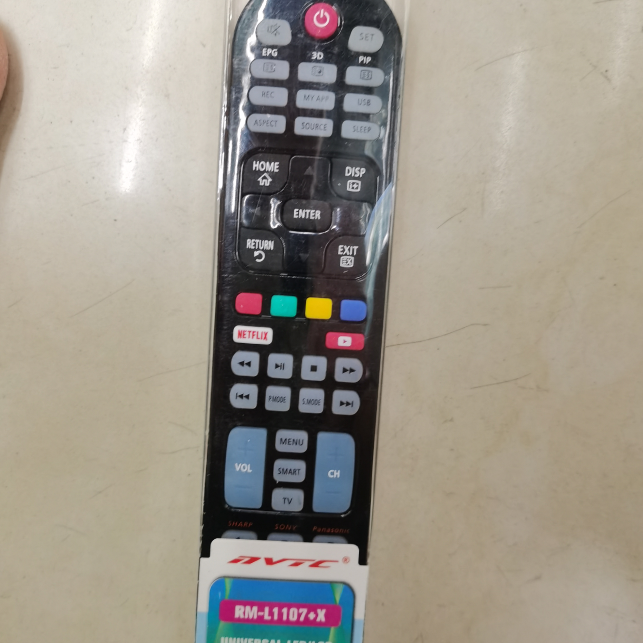 NVTC  RM-L1107+X多功能LED LCD REMOTE CONTROL