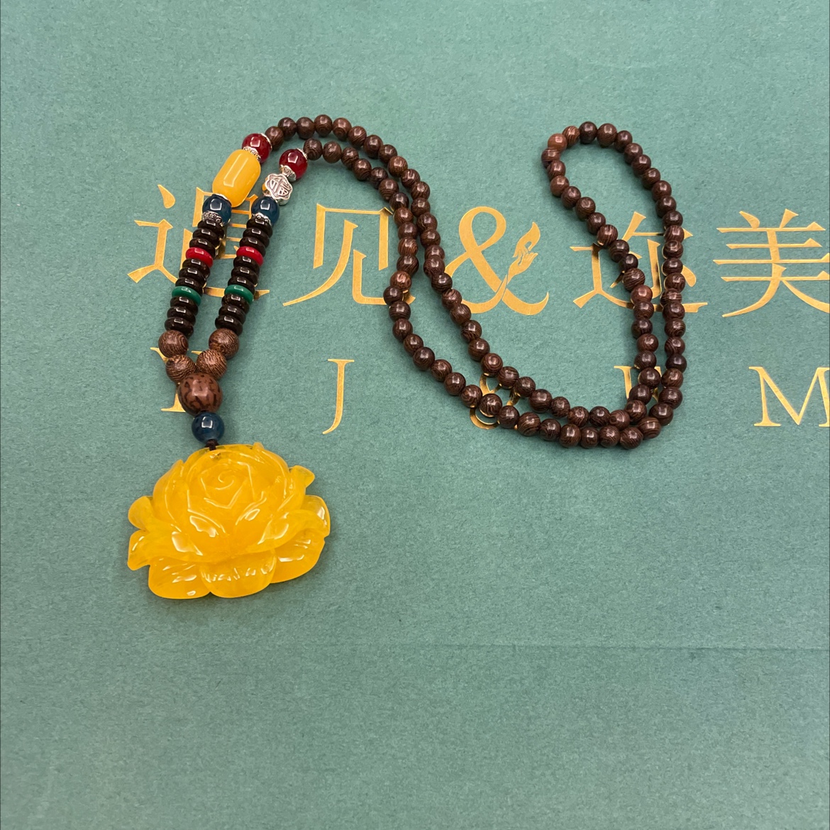 百搭款毛衣链（棉麻风）小皱菊