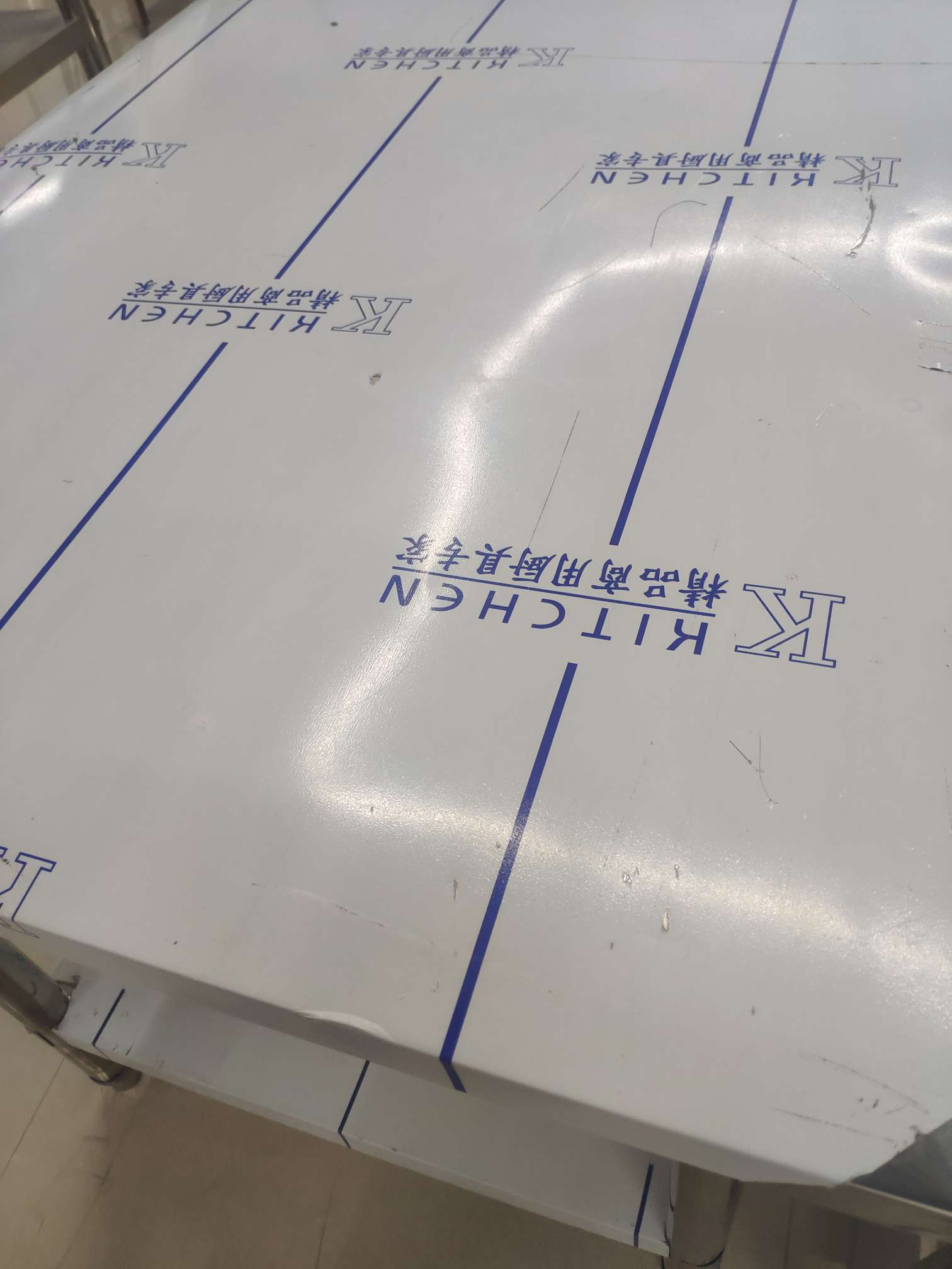 Kitchen stainless steel table 02 Specification image