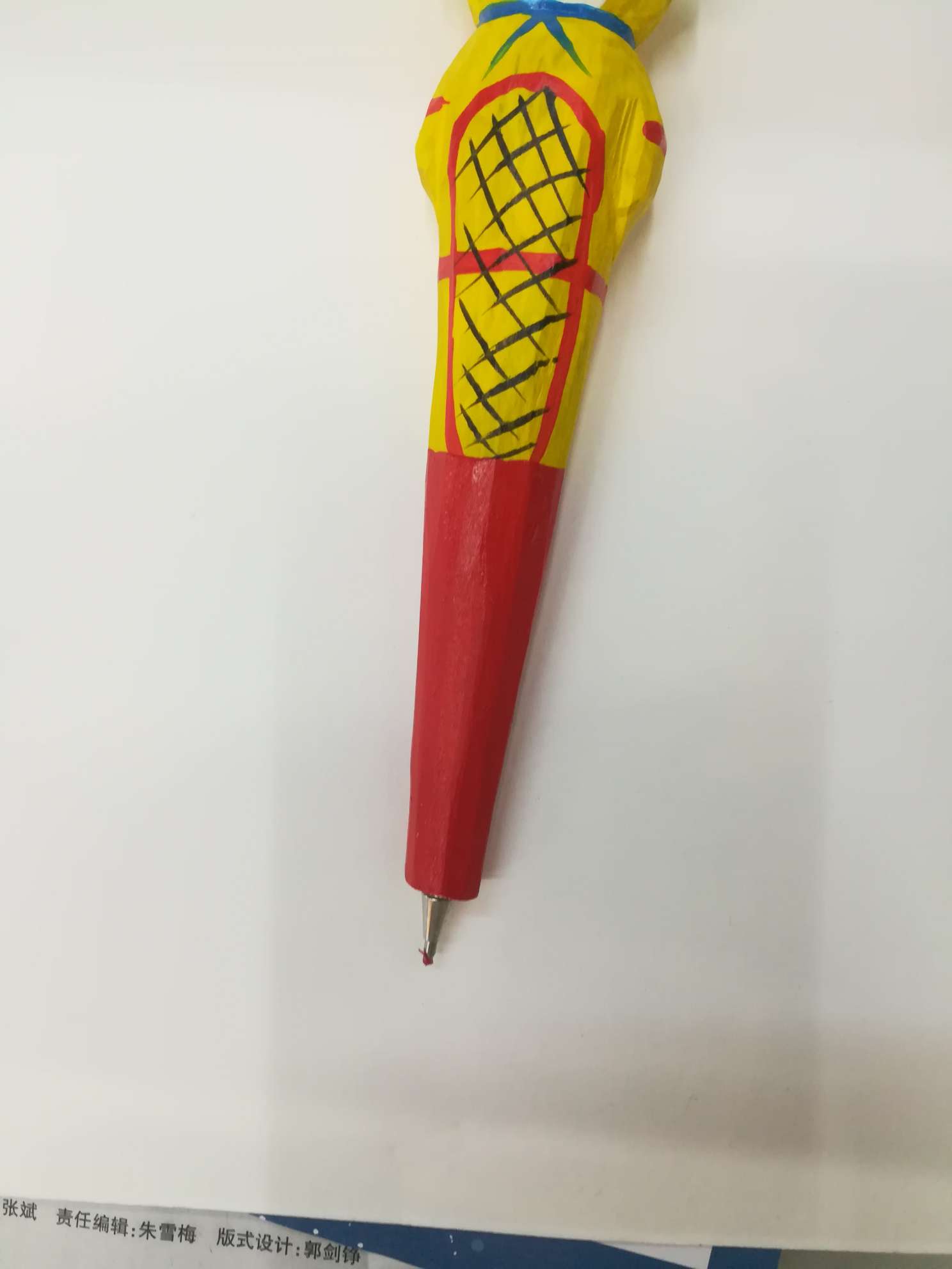 纯手工木头雕刻仿真孙悟空工艺礼品旅游纪念品圆珠笔详情图8