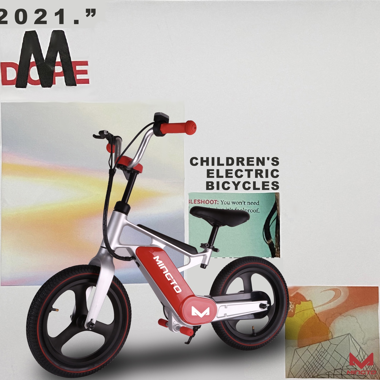 The new MINGTO children's electric bicycle and children's toy scooter thumbnail