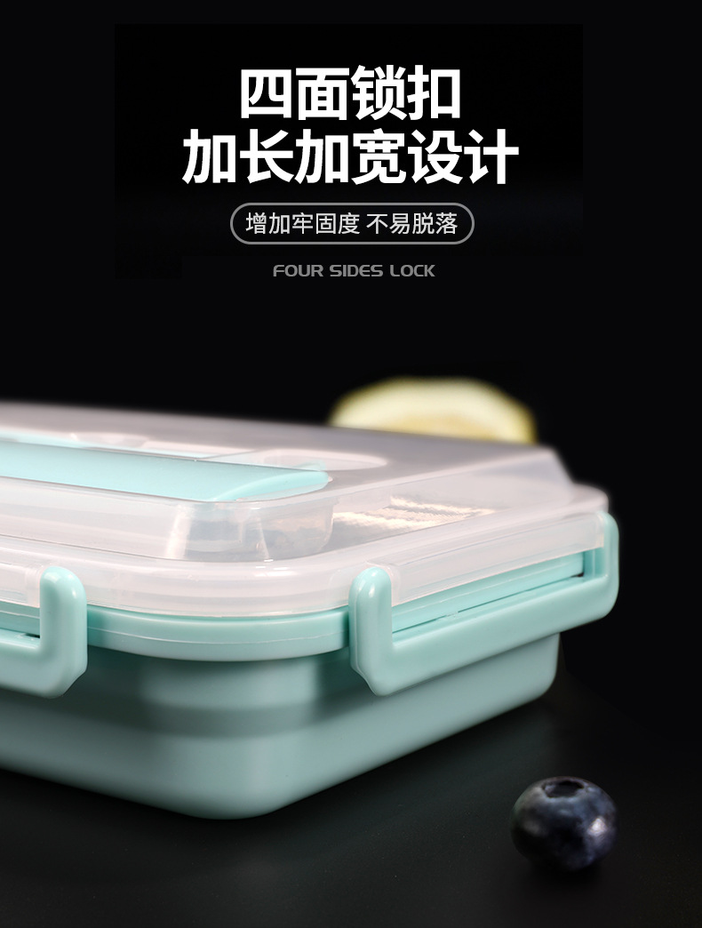 Student Lunch Box 304 Stainless Steel Portable Lunch Box Insulated Leakproof Sealed Lunch Box undefined