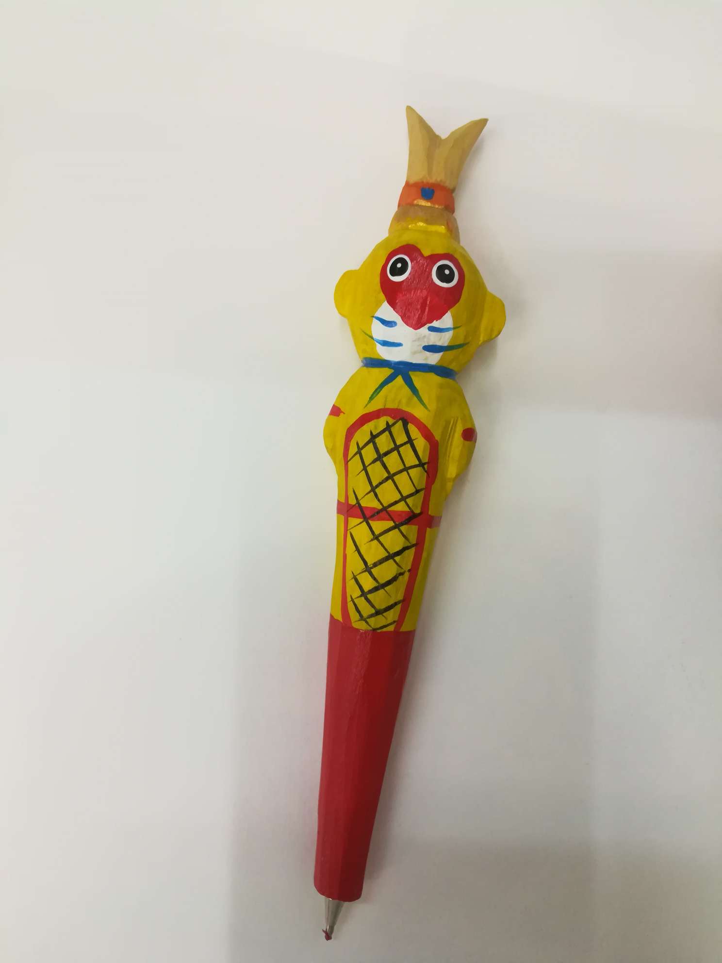 纯手工木头雕刻仿真孙悟空工艺礼品旅游纪念品圆珠笔详情图3