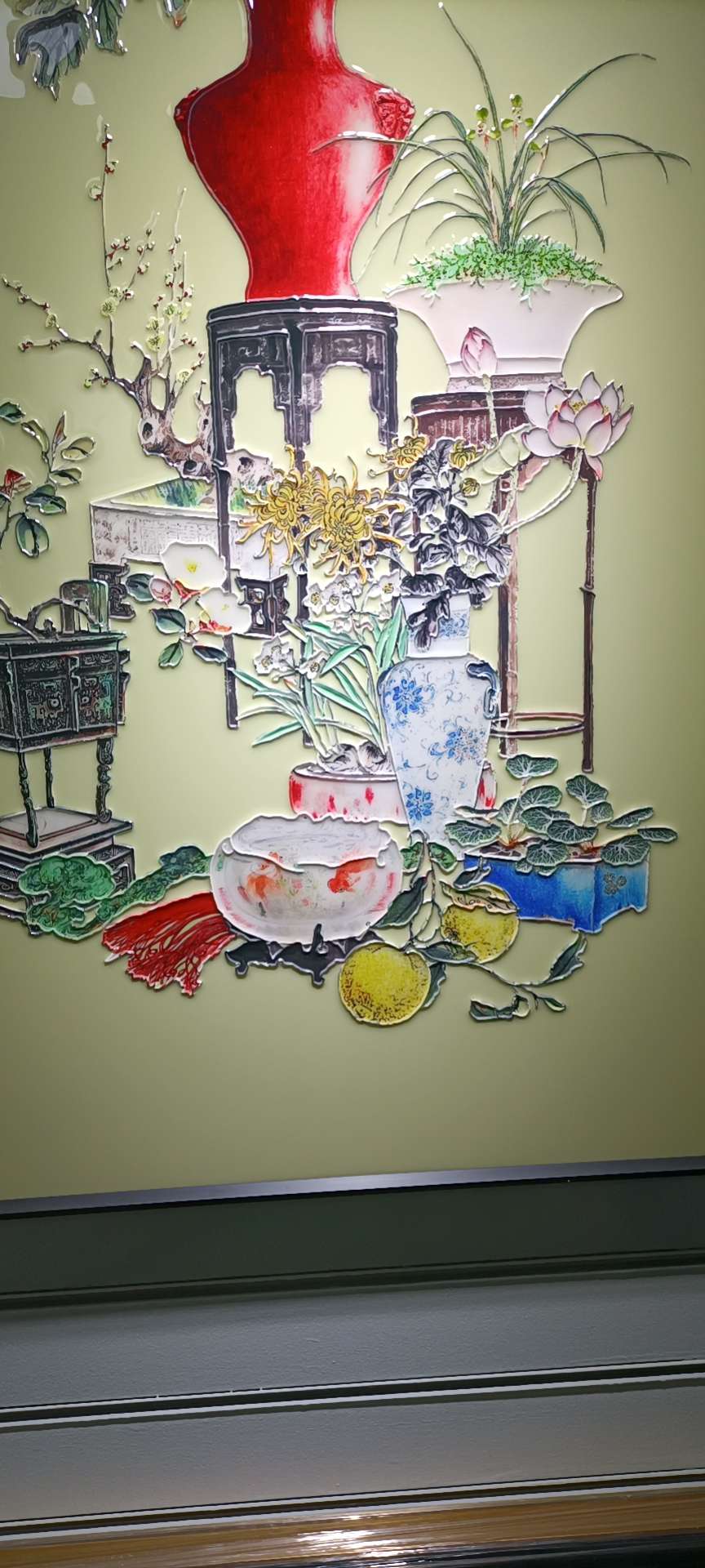 A New Generation Of High Temperature Glaze Relief Arts And Crafts High Quality Soft Decoration Custom Application Scenario