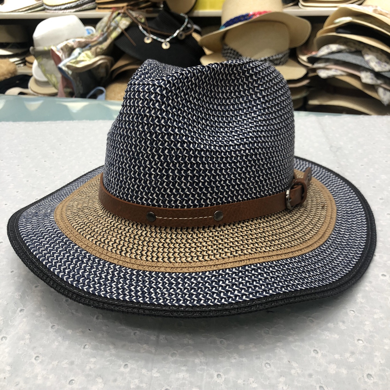 Flat Brim Top Hat 04