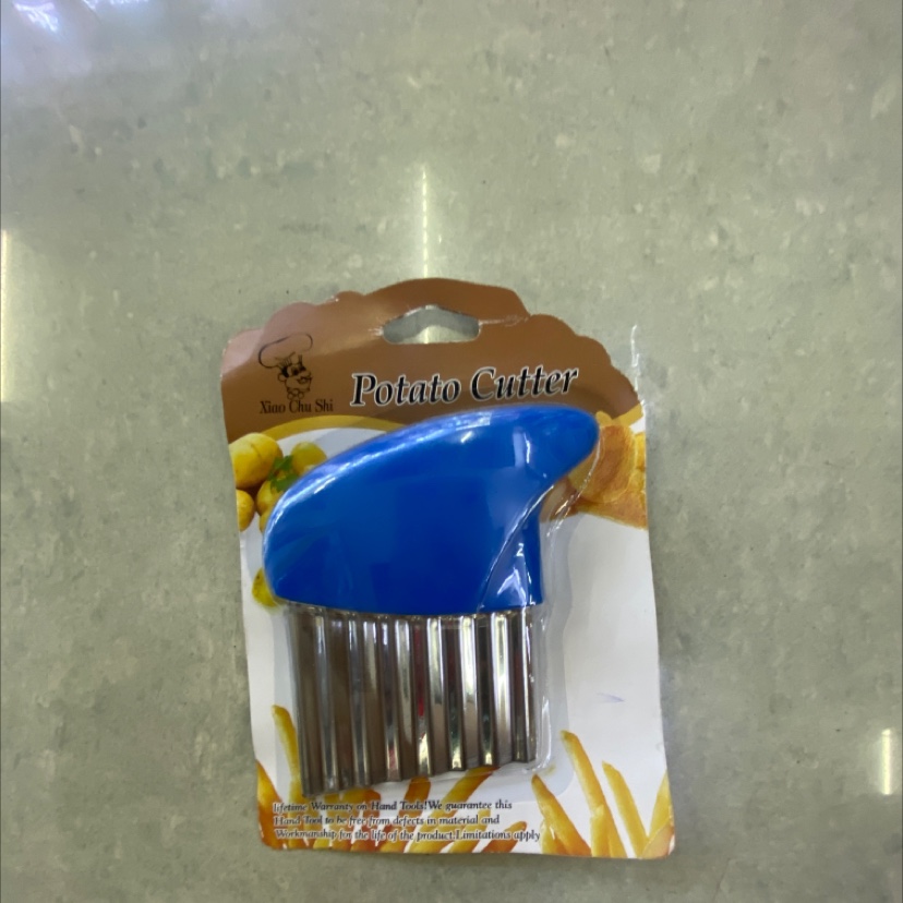 Sliced potatoes