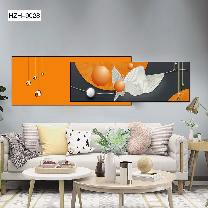 Aluminum alloy crystal porcelain crystal shell double bedhead painting 48*1801️ ️ Specification image