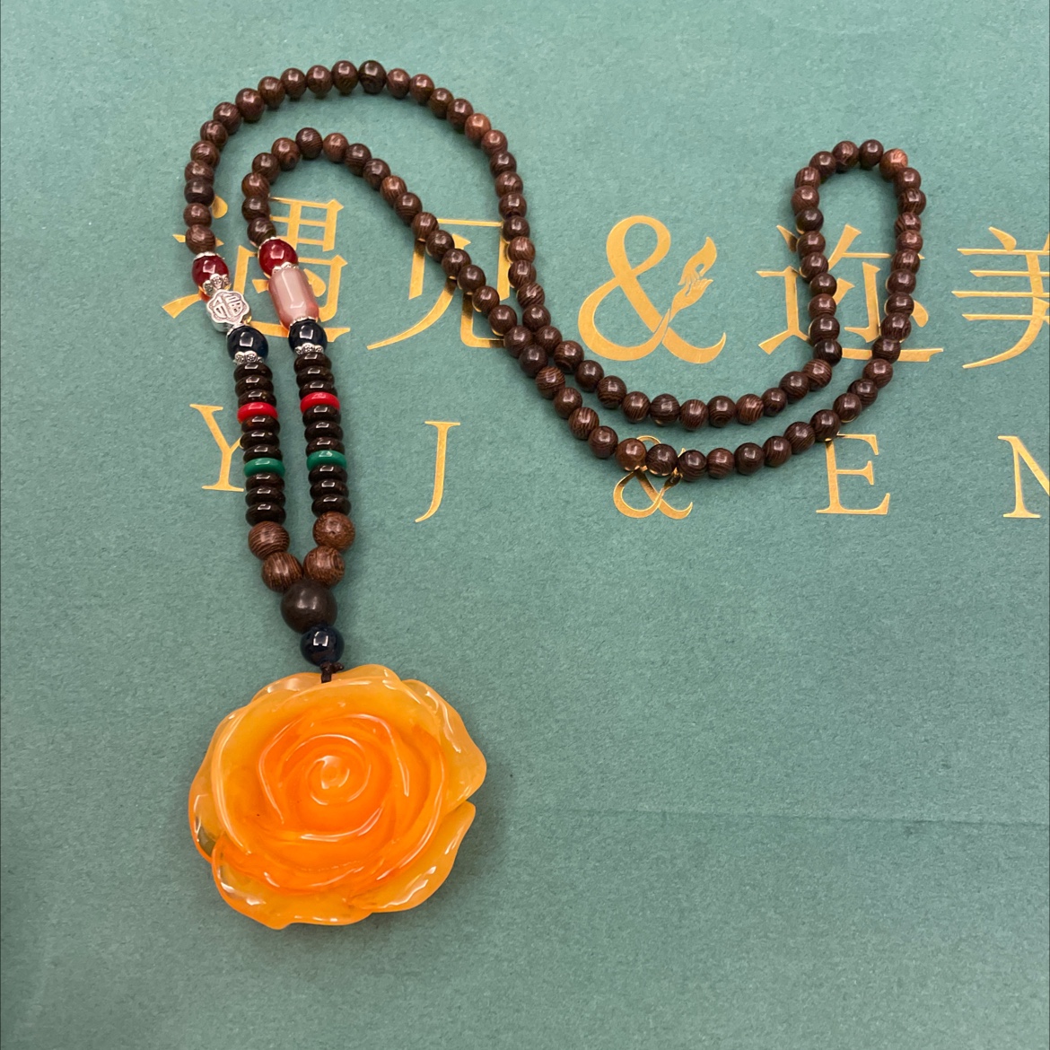 百搭款毛衣链（棉麻风）花开富贵