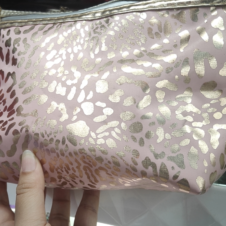 Leopard Print Hex Bag