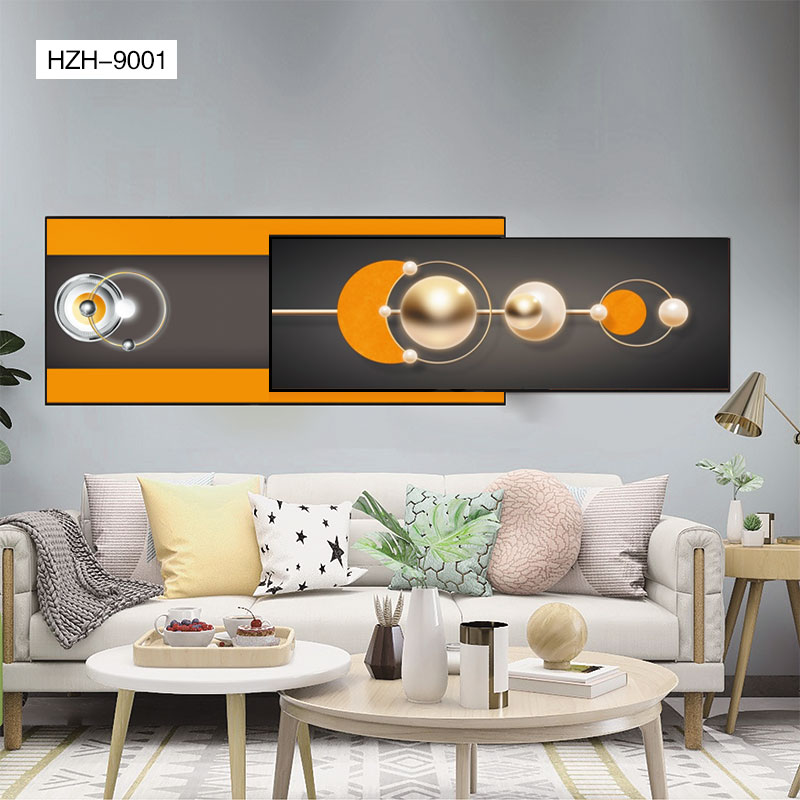 Aluminum alloy crystal porcelain crystal shell double bedhead painting 48*1804️ ️ Specification image