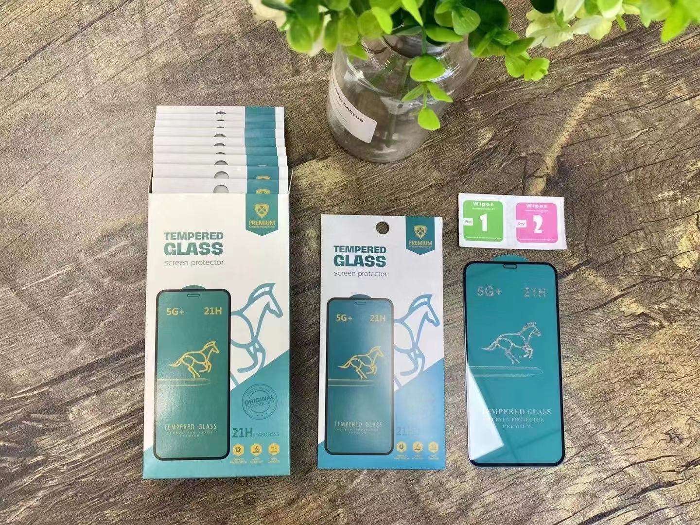 千里马丝印二强钢化膜 手机钢化膜 十合一包装详情图4