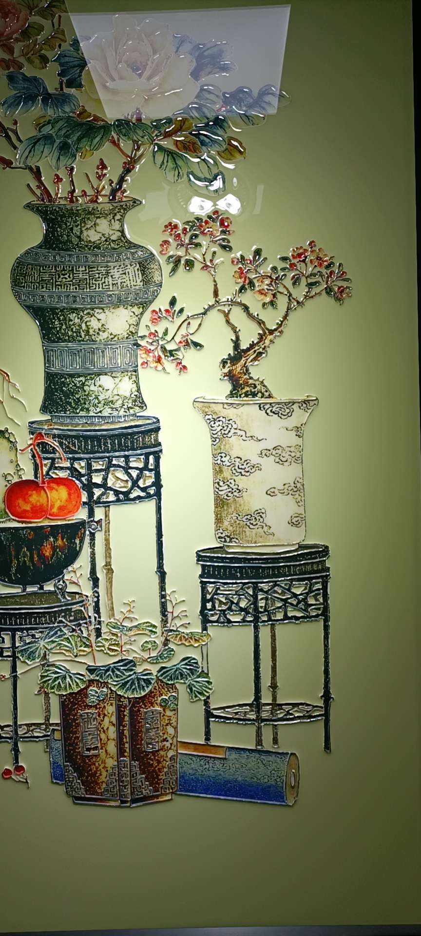 A New Generation Of High Temperature Glaze Relief Arts And Crafts High Quality Soft Decoration Custom Specification drawing