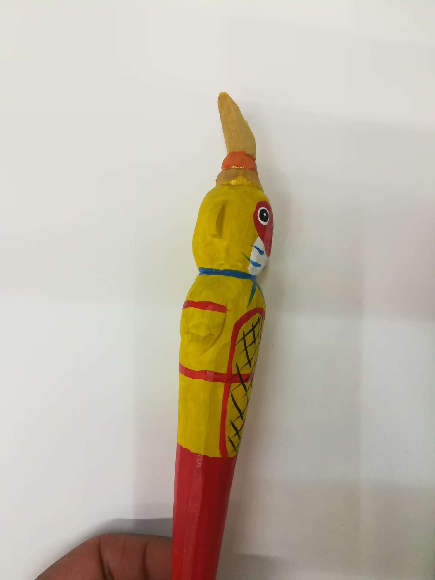 纯手工木头雕刻仿真孙悟空工艺礼品旅游纪念品圆珠笔详情图5