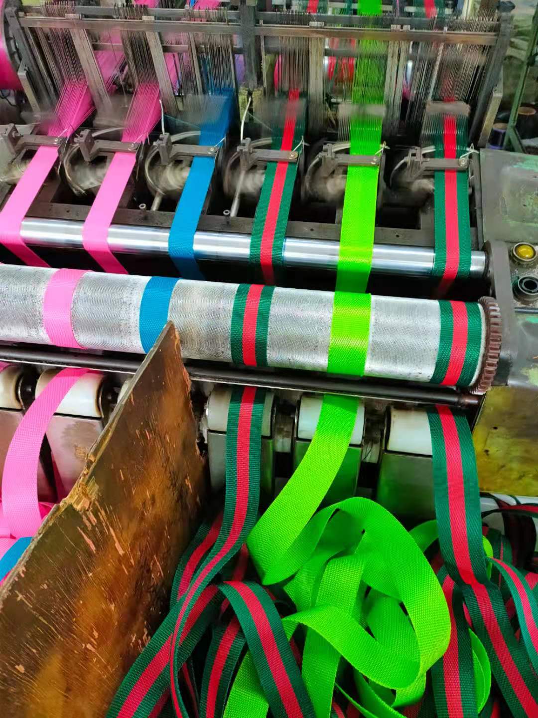 Striped webbing polypropylene new European standard environmentally friendly webbing details Picture