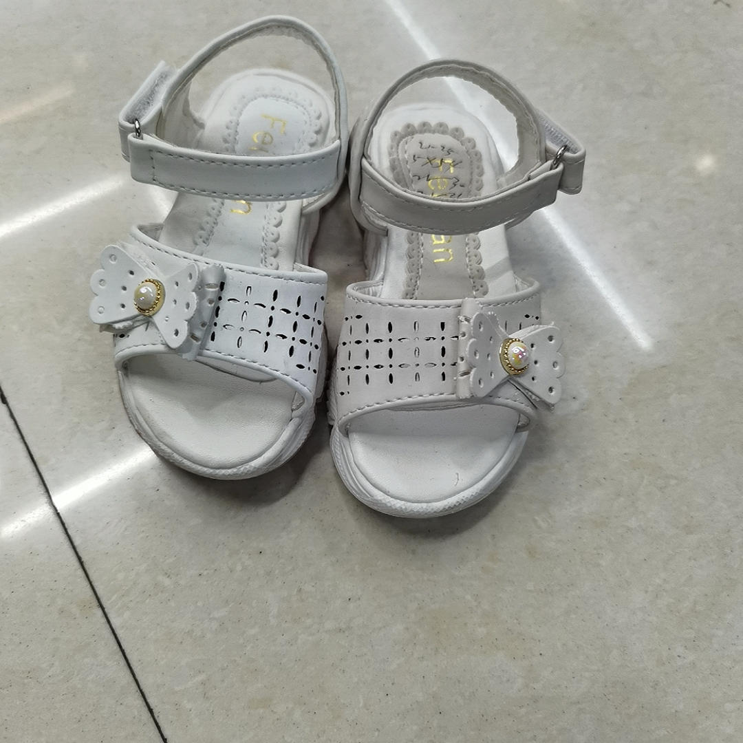 2023 Spring Children Students Perform Korean Version Of Girls' Bow Children's Sandals Leather Inner Casual Etiquette Shoes