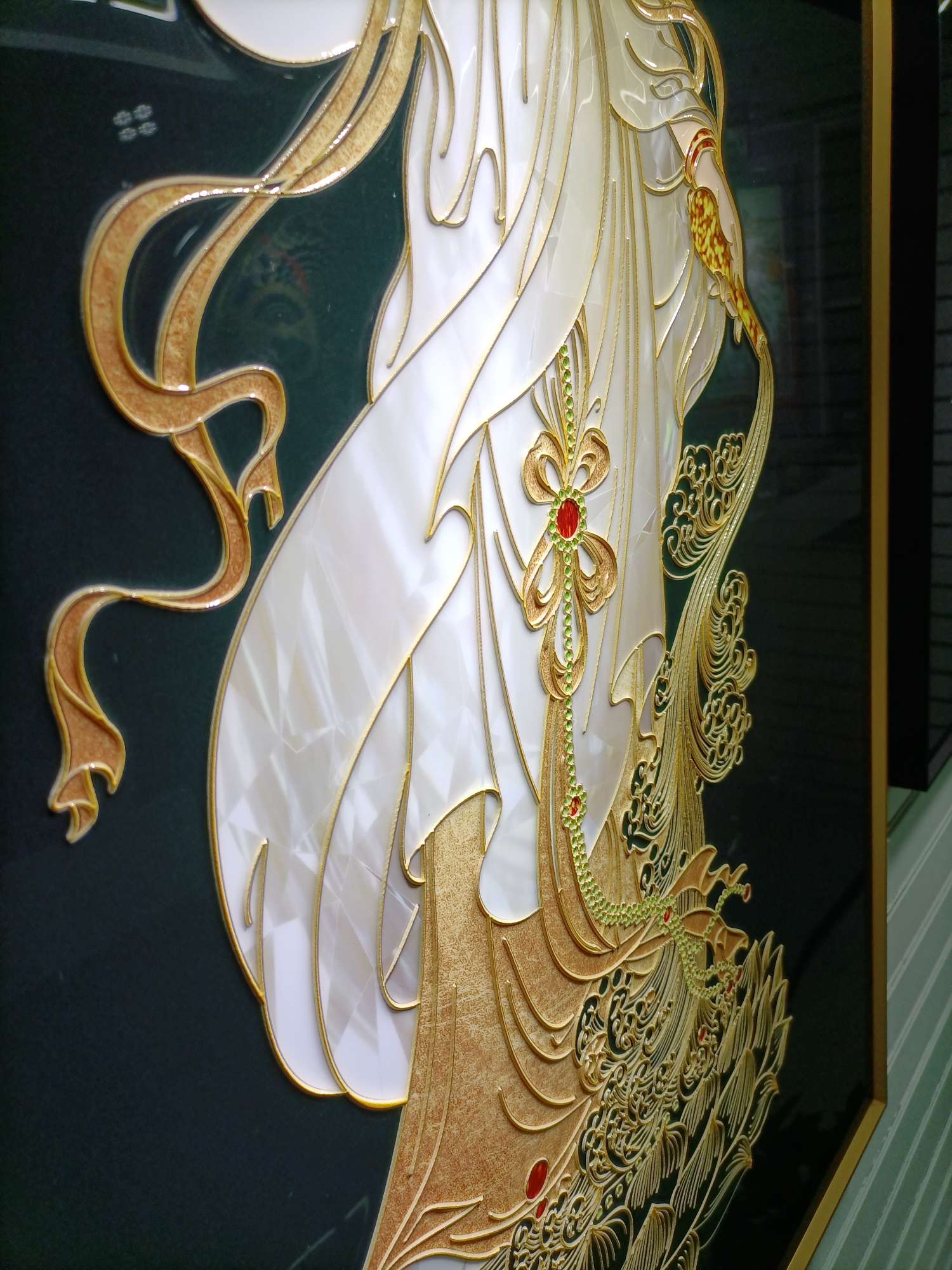 A New Generation Of High Temperature Glaze Arts And Crafts High-End Soft Decoration Crafts Custom Thangka Buddha Statue Production Of High-End Quality Heritage Classic Luxury Item Picture