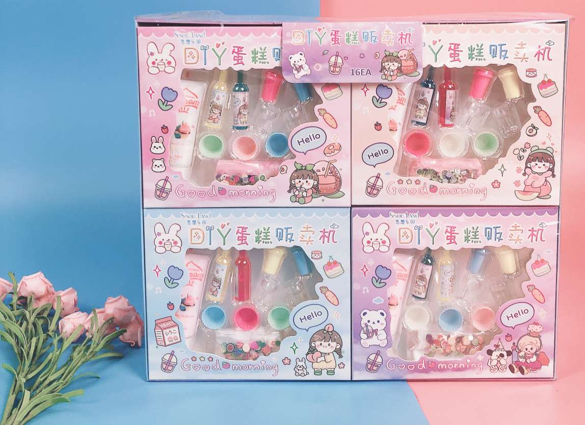 Diy蛋糕售卖机三代 奶油黏土制作套装细节图