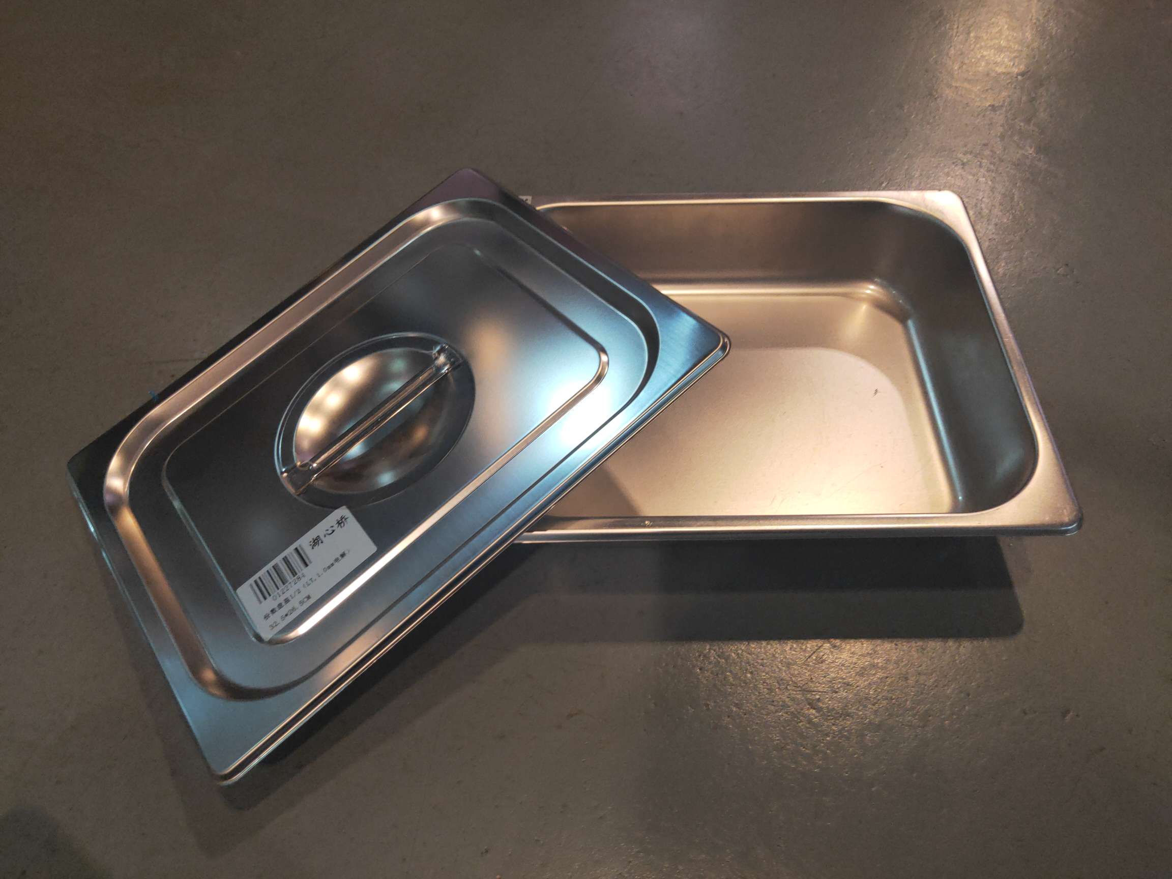 Stainless steel portion plate (without cover) 1/2*6.5 Specification image