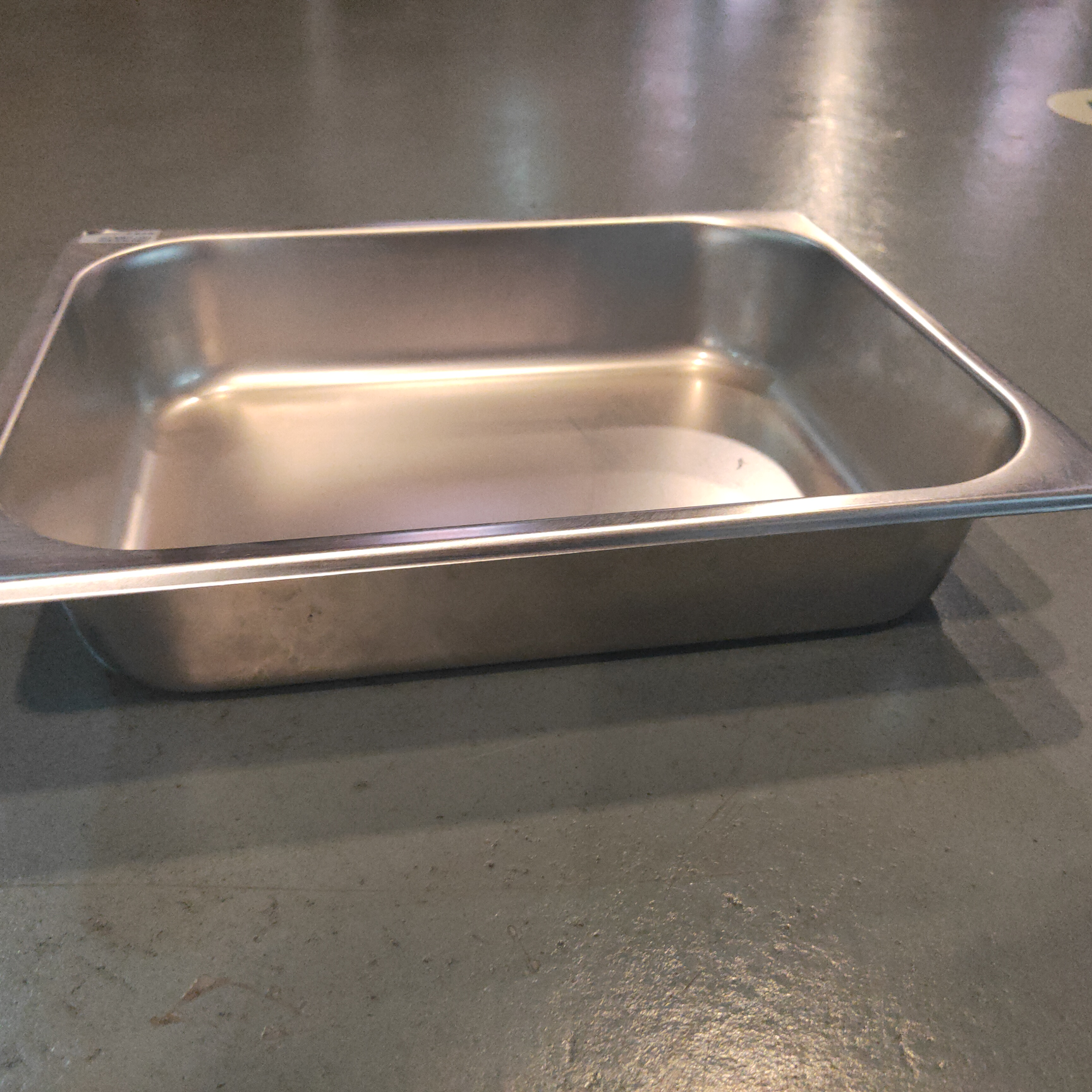 Stainless steel portion plate (without cover) 1/2*6.5