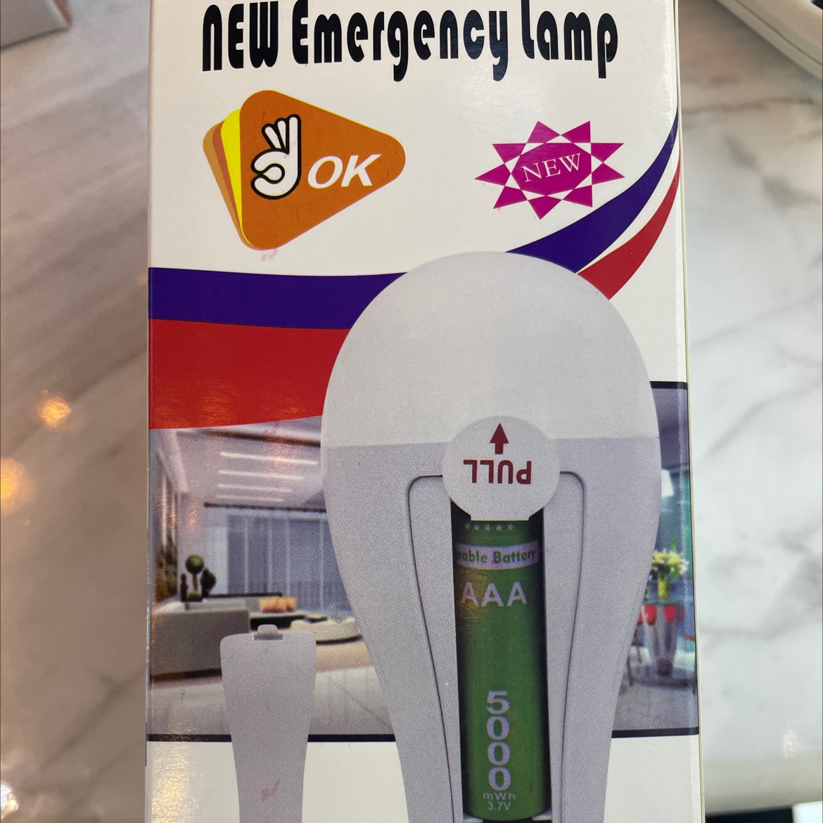 New emergency lamp
 