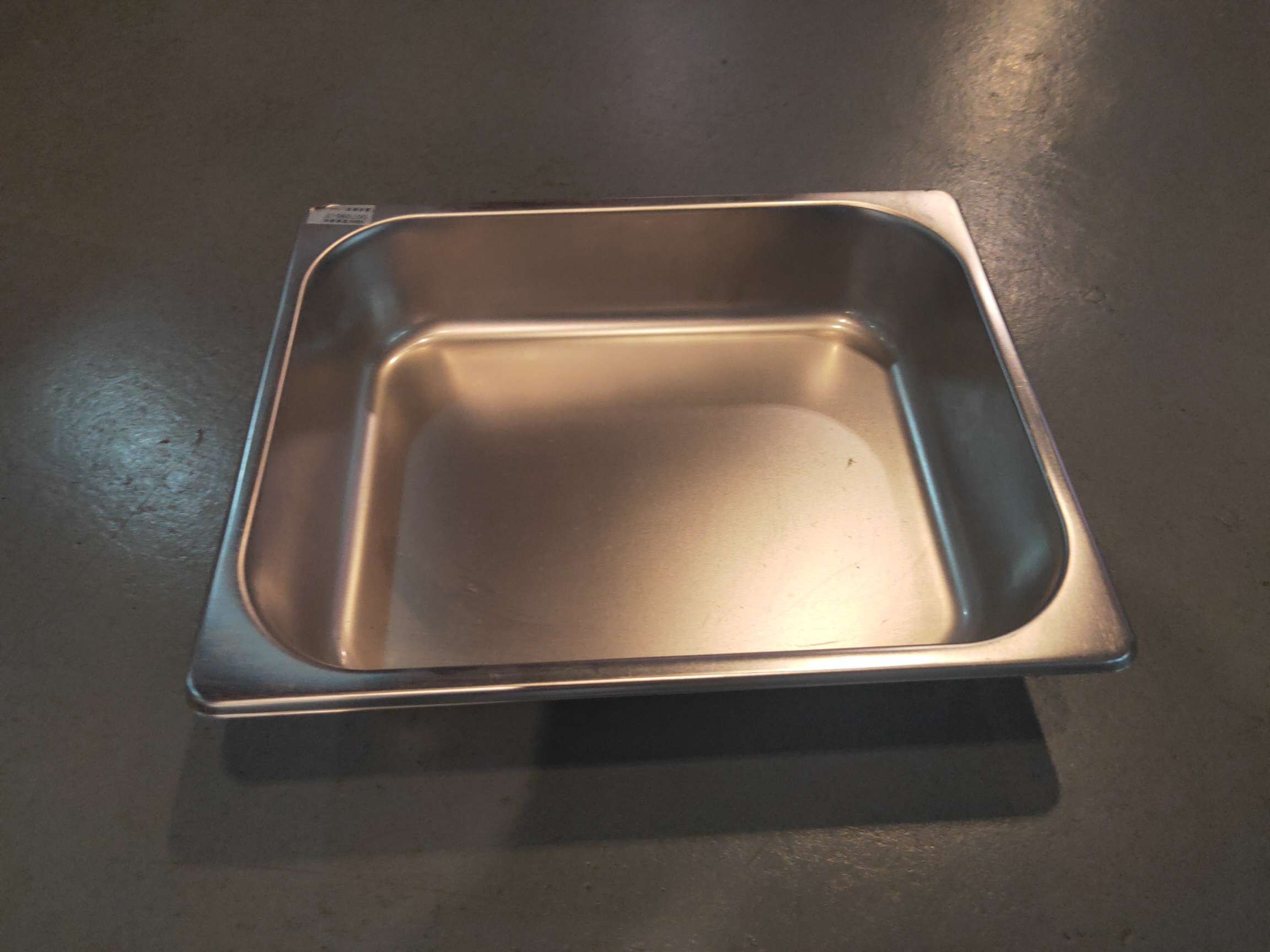 Stainless steel portion plate (without cover) 1/2*6.5 detail image 1