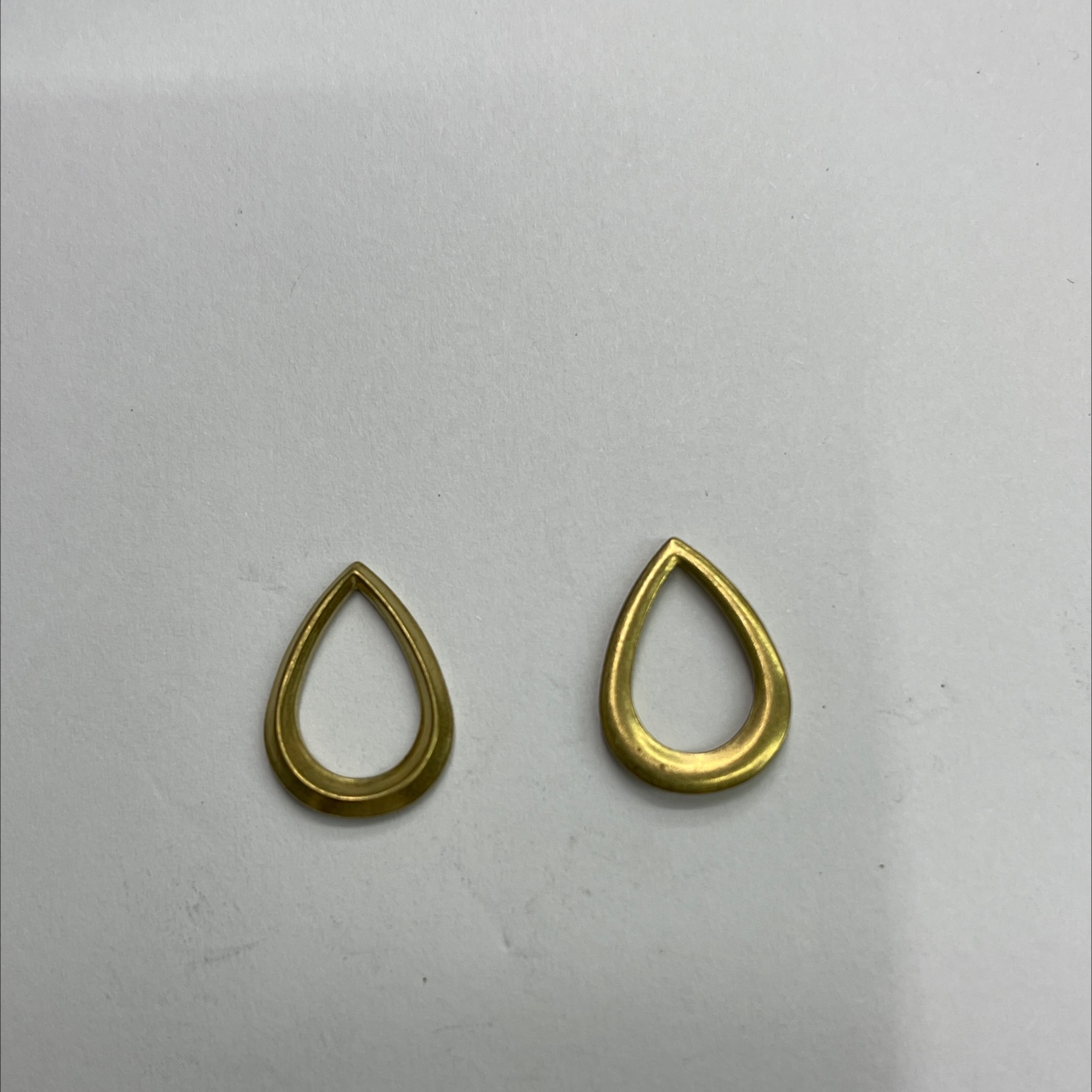 Aotong jewelry EZ00220 hollow water drop water horn new copper accessories thumbnail