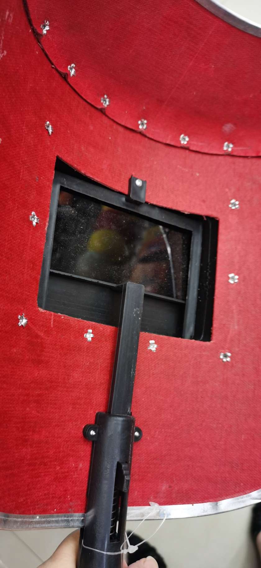 防护面罩实物图