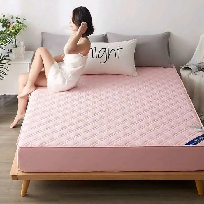 All-cotton antibacterial cotton-padded bed hat detail image 5