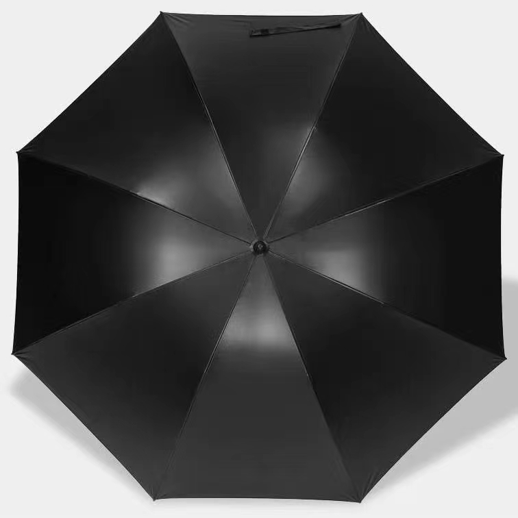 Long umbrella, fan umbrella, UV-resistant black rubber electric fan, export umbrella detail image 1