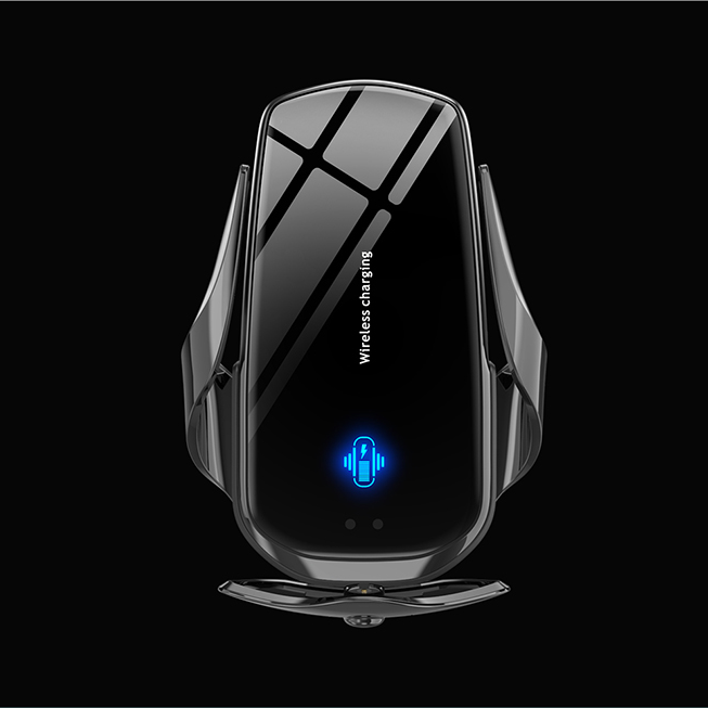 手机支架 F3车载手机支架 无线快充 红外感应 智能车充 电动感应支架