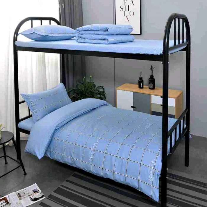 Three-piece and six-piece bunk beds in single dormitories for school students 2 details Picture