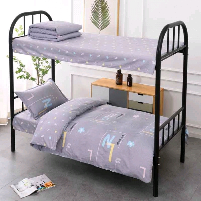 Three-piece and six-piece bunk beds in single dormitories for school students 2