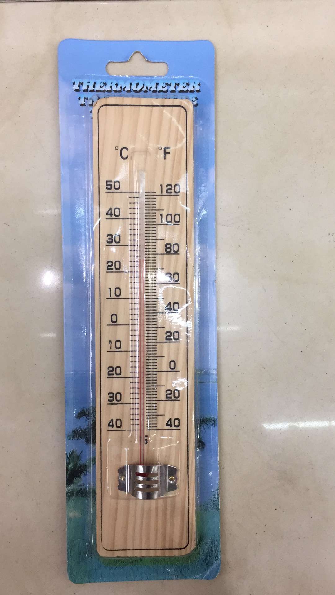 大刻度木头家用温度计详情图1