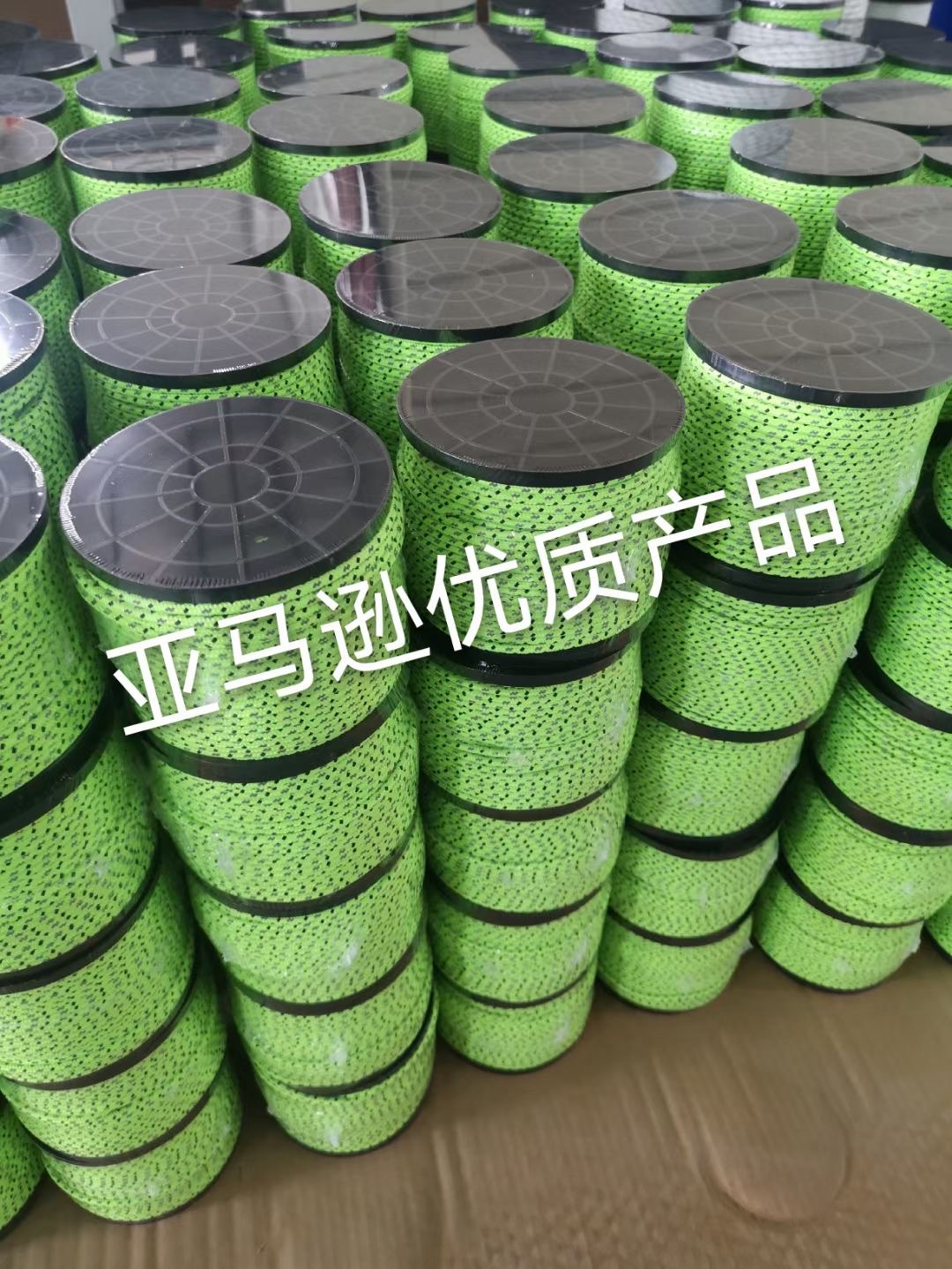 Outdoor tent wind rope, multi-functional canopy pull rope, camping 🏕️ binding and fixing rope, 50-meter luminous reflective rope tray Specification image