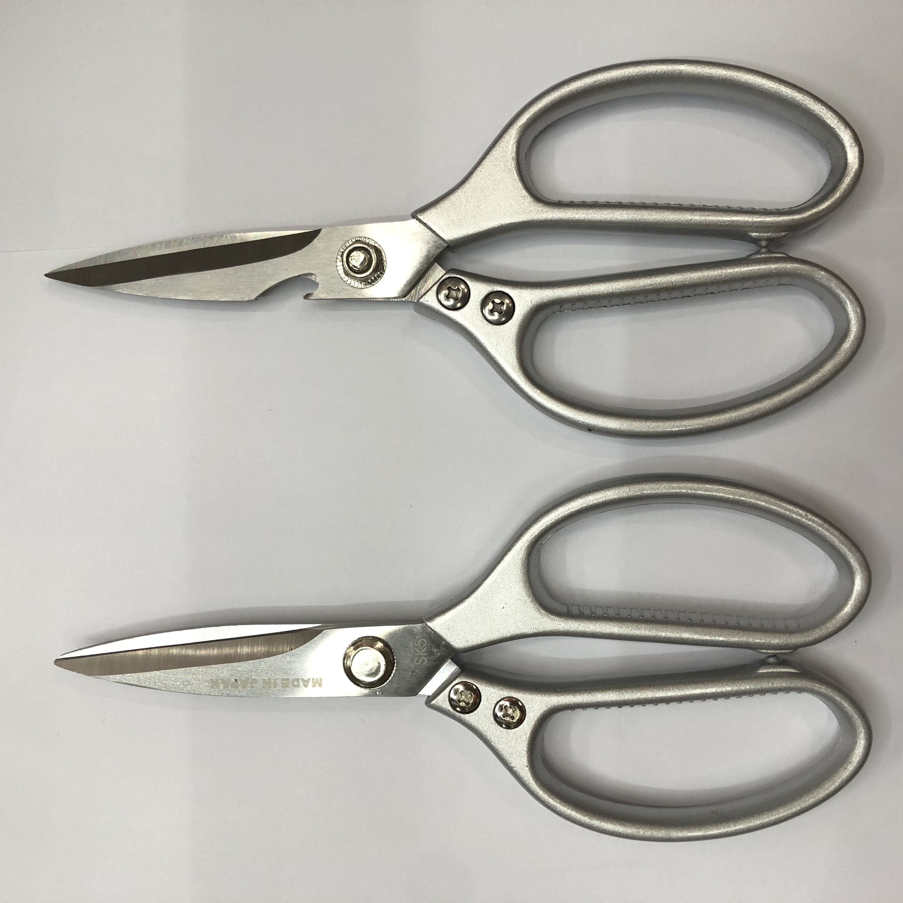 Aluminum handle scissors, factory direct sales, complete specifications of hardware tools, complete packaging details Picture
