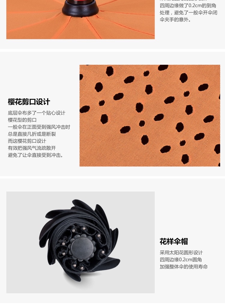 厂家直销免持C型双层可站立反向伞 汽车伞广告伞定制LOGO反向伞详情图14