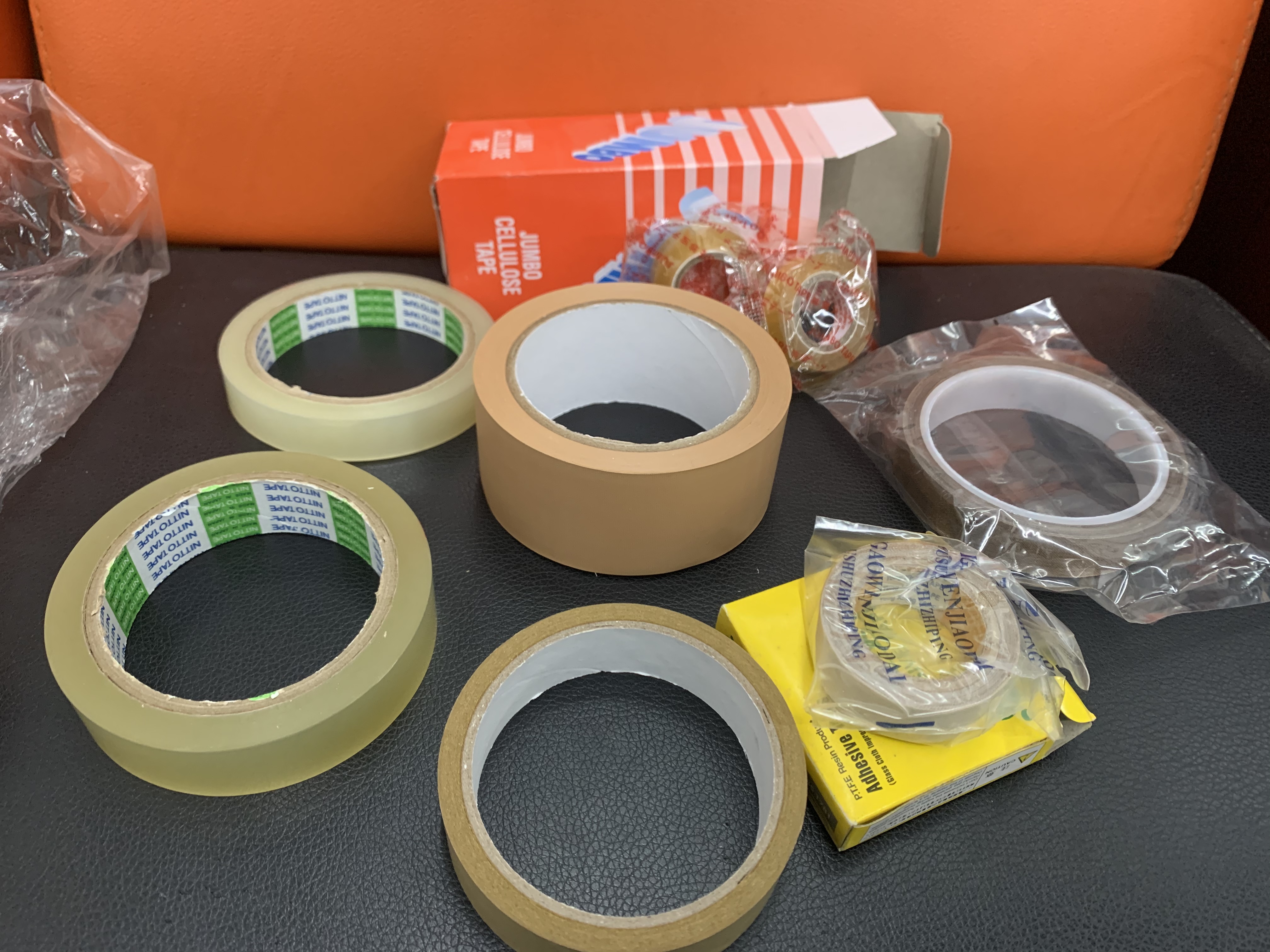 绝缘胶带纸白底实物图