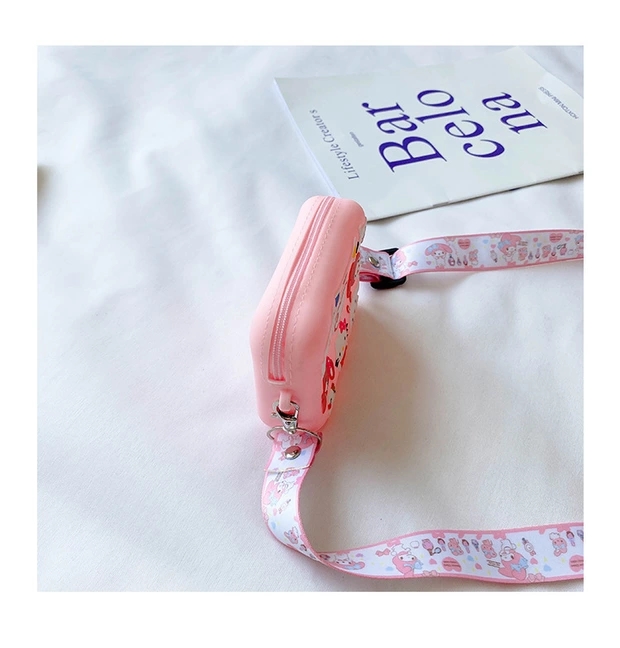 儿童包2020新款卡通亲子小方包美爆女孩硅胶零钱包配饰斜挎包详情图11