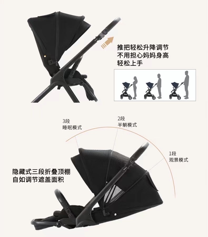 Emile baby stroller Specification image