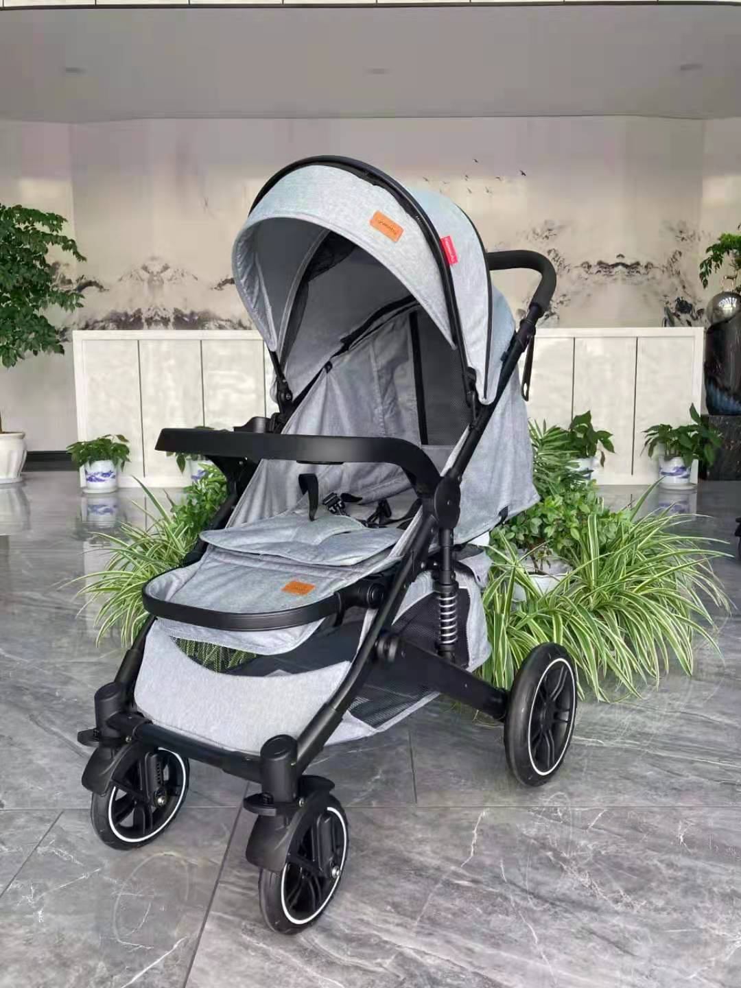 Shangli cynebaby 512 high-view baby stroller, slow sports car, lightweight type, children's stroller Specification image