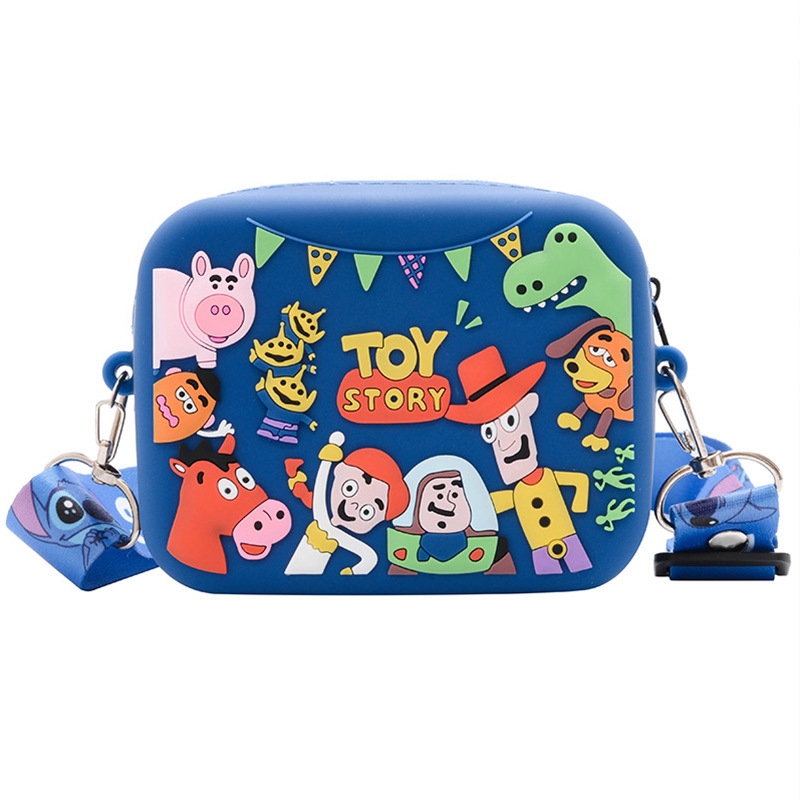 儿童包2020新款卡通亲子小方包美爆女孩硅胶零钱包配饰斜挎包详情图9