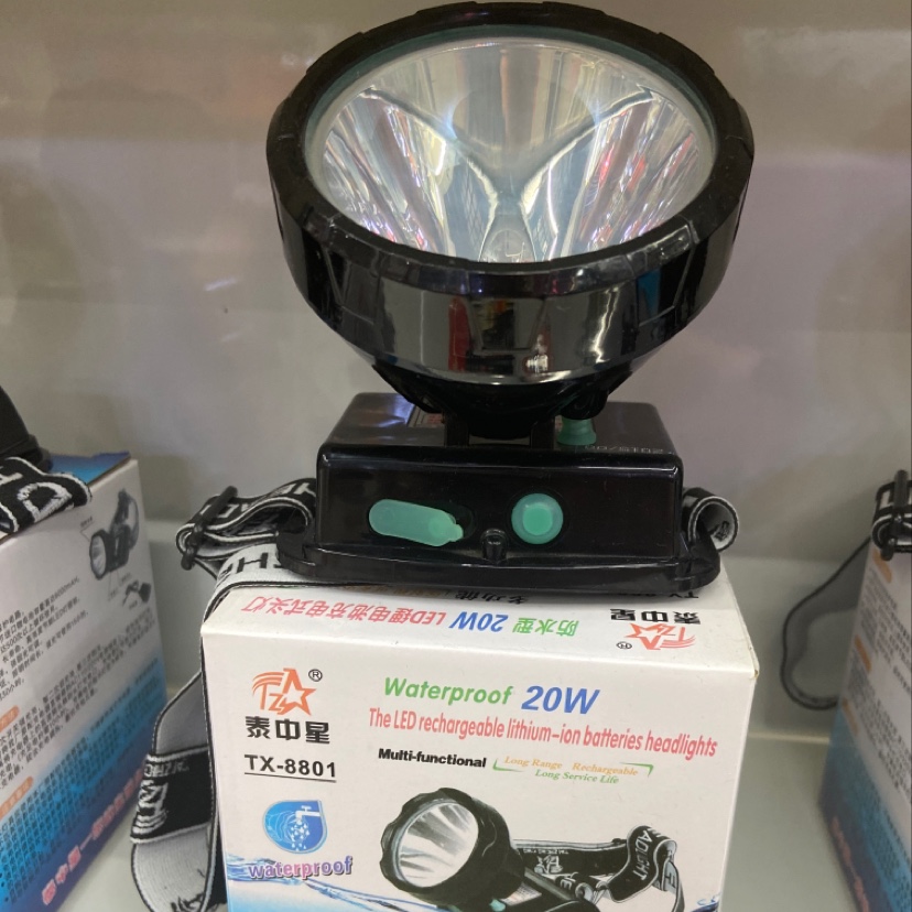 LED headlamp, high-intensity sensing miner's lamp, charging long-range shooting 3000, ultra-bright head-mounted flashlight, xenon night fishing lamp TX-8801